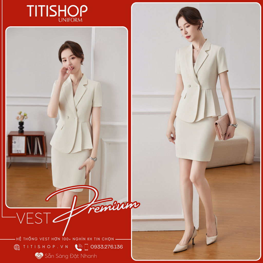 Áo Vest Nữ TITISHOP Tay Ngắn