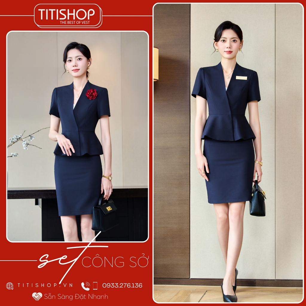 Áo Vest Nữ TITISHOP Tay Ngắn