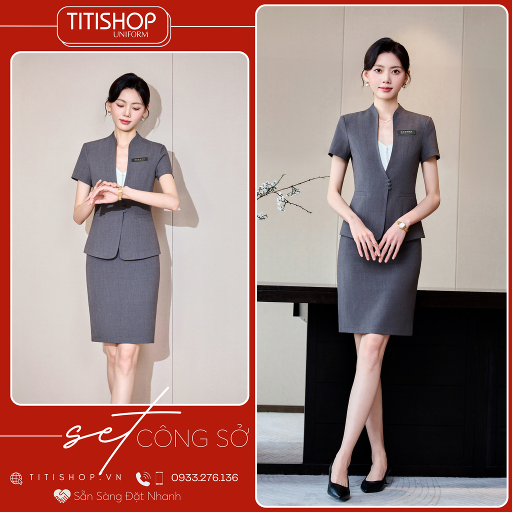 Áo Vest Nữ TITISHOP Tay Ngắn