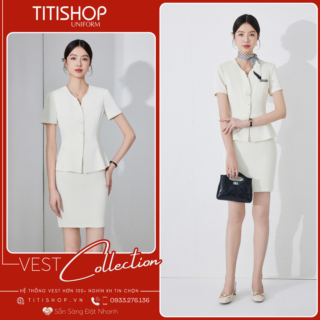 Áo Vest Nữ TITISHOP Tay Ngắn