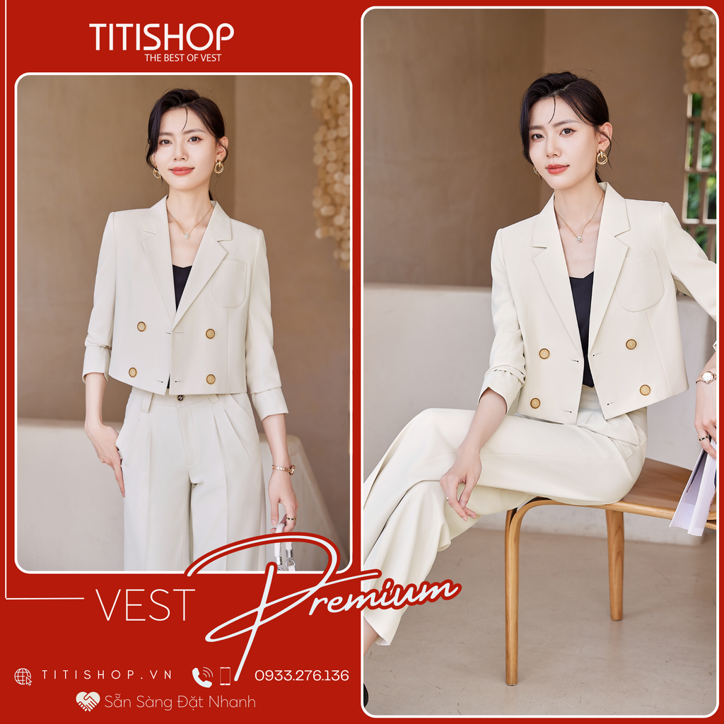 Áo Vest Nữ Tay Lỡ TITISHOP premium