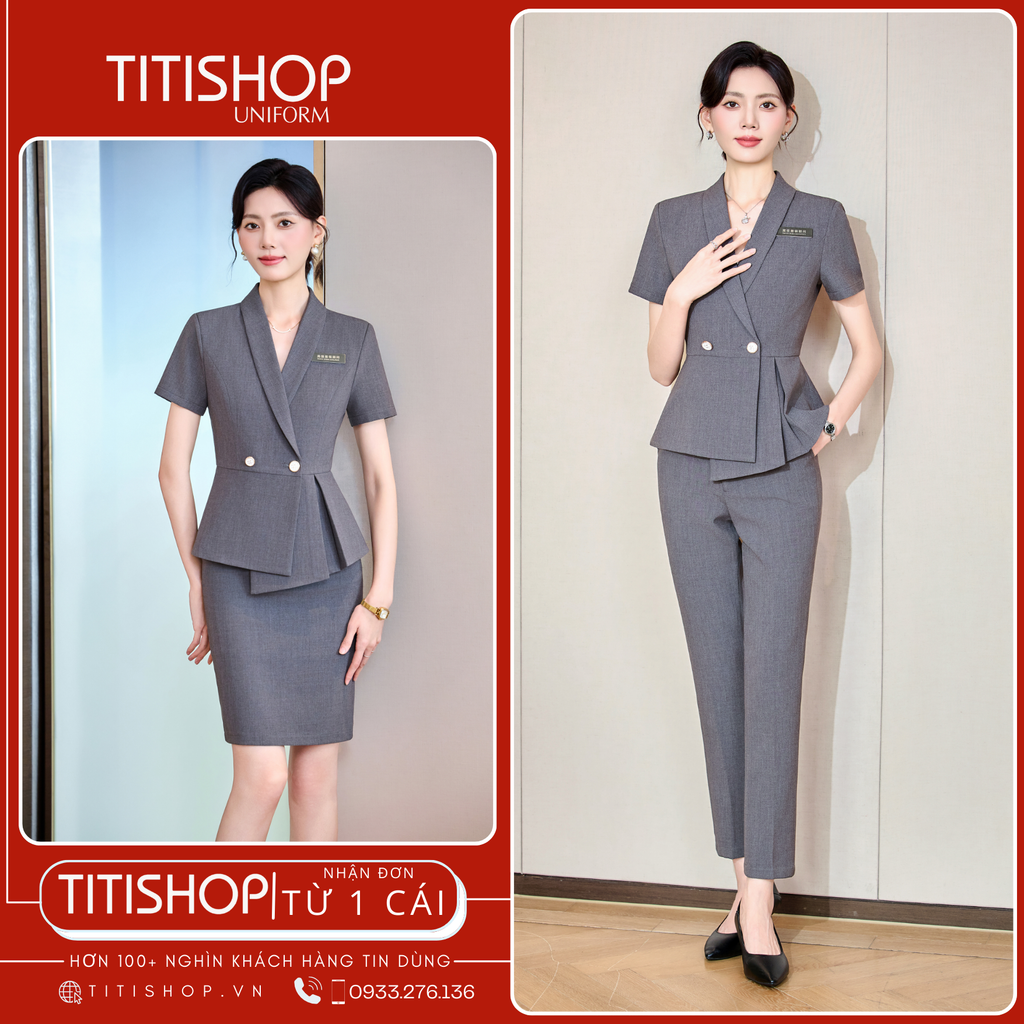 Áo Vest Nữ TITISHOP Tay Ngắn