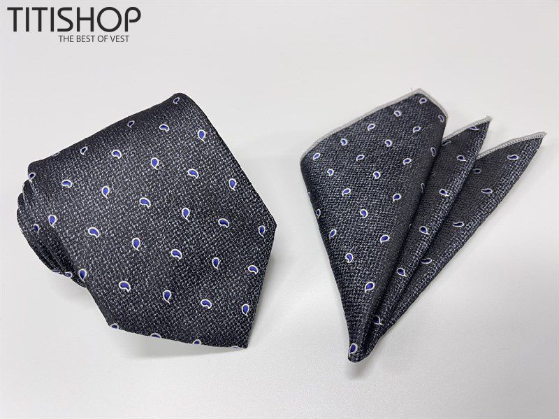 Sét Bộ Cavat & Khăn Cài 1008 TITISHOP