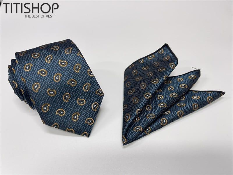 Sét Bộ Cavat & Khăn Cài 1016 TITISHOP