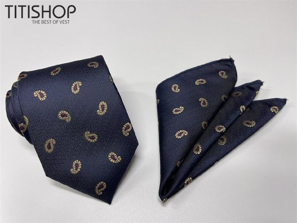 Sét Bộ Cavat & Khăn Cài 1036 TITISHOP