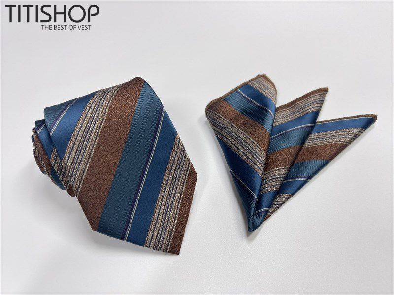 Sét Bộ Cavat & Khăn Cài 1045 TITISHOP