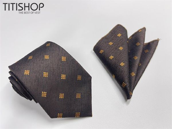 Sét Bộ Cavat & Khăn Cài 1048 TITISHOP