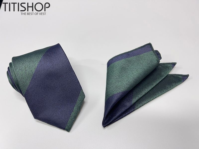 Sét Bộ Cavat & Khăn Cài 1061 TITISHOP