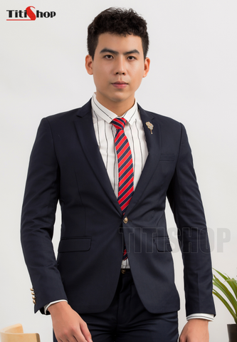 Áo vest nam Titishop AVN169 Xanh navy ngoại Áo vest nam Titishop AVN169 Xanh navy ngoại