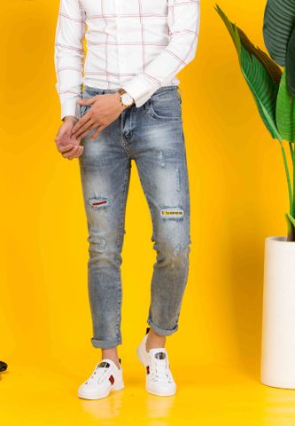 Quần Jeans Nam Titishop QJ308 WAX Cao cấp