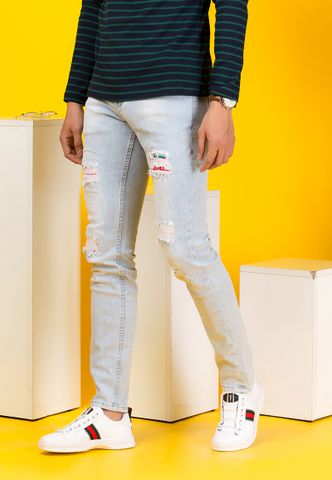 Quần Jeans Nam Titishop QJ304 WAX Cao cấp