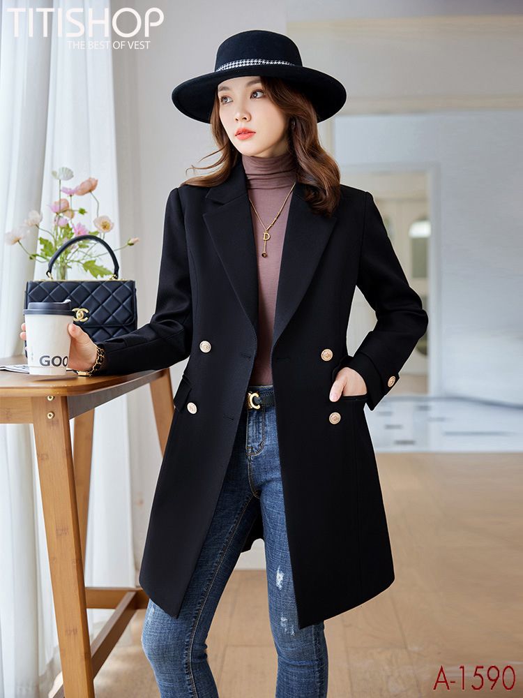 Măng Tô Nữ Titishop S -4XL ( Đặt 5-7 Ngày )