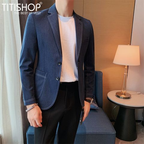 Áo Blazer Nam Titishop VN617(M-4XL)