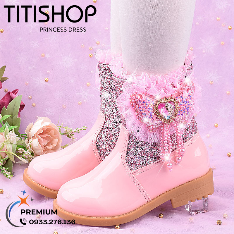 Giày Mặc Đầm Bé Gái Premium