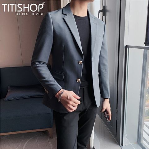 Áo Blazer Nam Titishop VN614 (M-4XL)