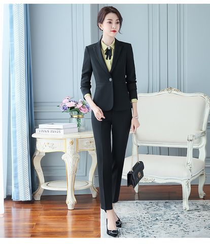 Aó vest Nữ Titishop ACC140 đen 1 nút cài