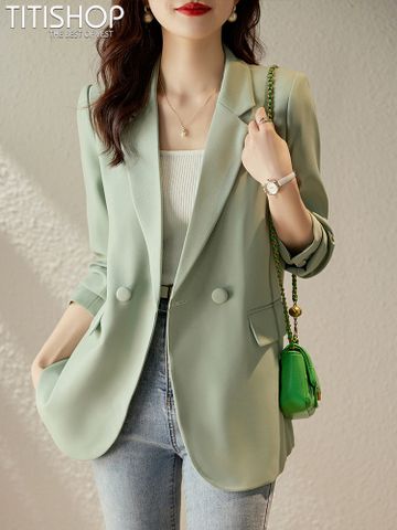 Áo Blazer Nữ BNN647M1 Xanh