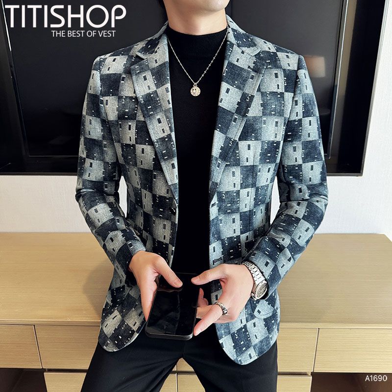 Áo Blazer Qúy Ông Titishop (M-4XL)