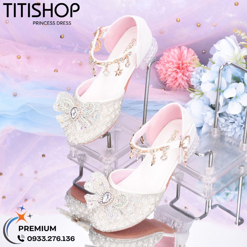 Giày Mặc Đầm Bé Gái Premium