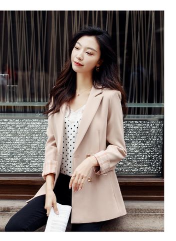 Aó vest Blazer nữ Titishop ANN232 kem