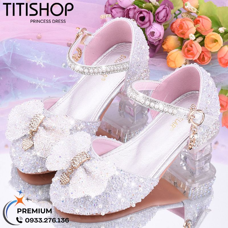 Giày Mặc Đầm Bé Gái Premium