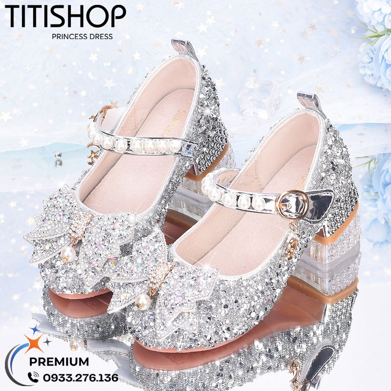 Giày Mặc Đầm Bé Gái Premium