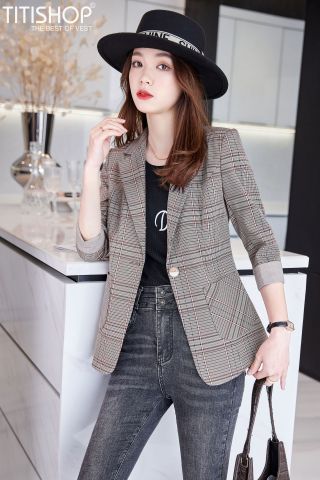 Áo Vest Nữ Titishop ANN384 Sọc Đỏ