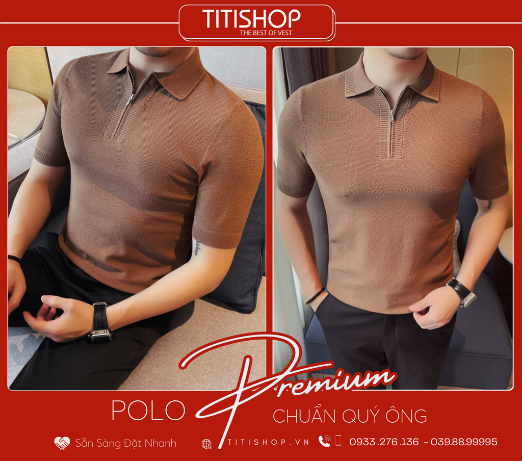 Polo Qúy Ông TitiShop Premium