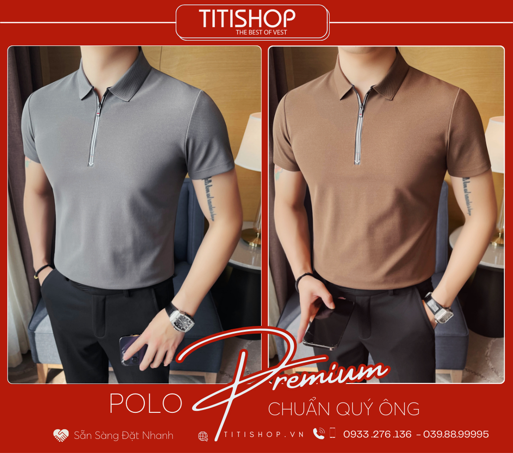 Polo Qúy Ông TitiShop Premium