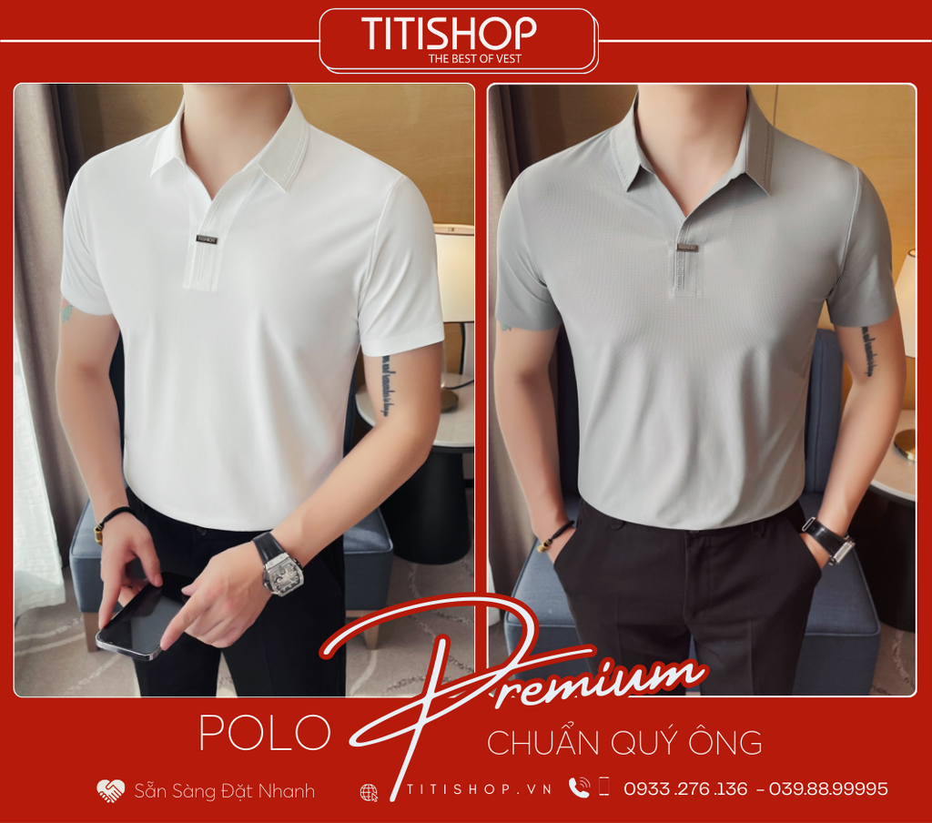 Polo Qúy Ông TitiShop Premium