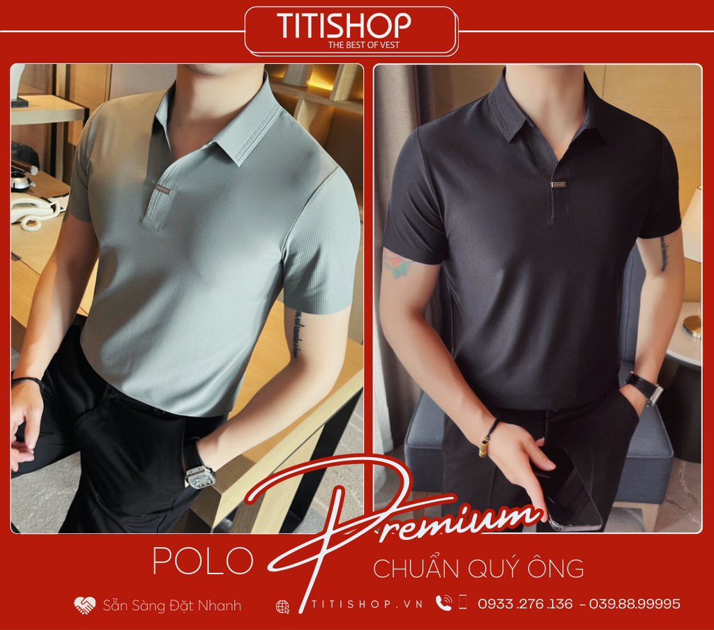 Polo Qúy Ông TitiShop Premium