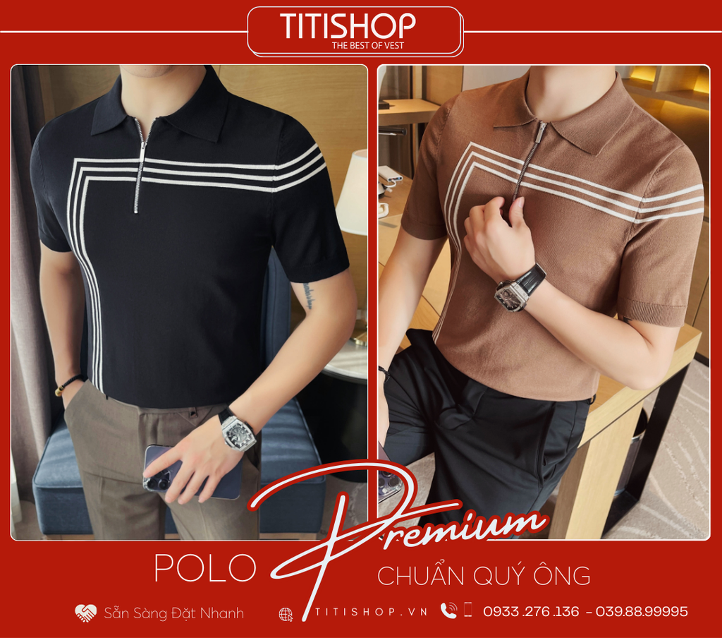 Polo Qúy Ông TitiShop Premium