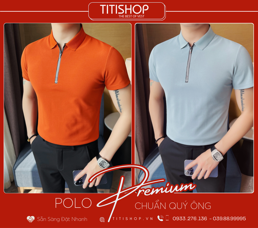 Polo Qúy Ông TitiShop Premium