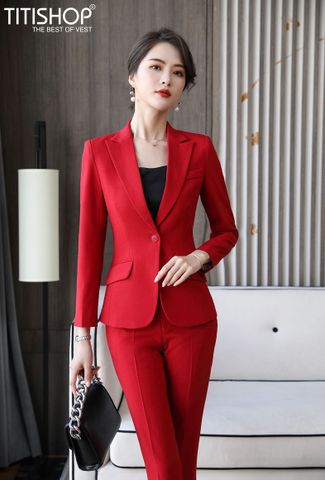 Áo vest nữ Titishop ACC523 Đỏ ( Luxury )