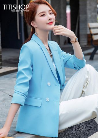 Áo Blazer Nữ Titishop BNN259 đỏ ( Đặt 5 -7 Ngày )