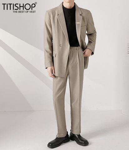 Áo Blazer nam Titishop CHH07 Luxury ( Đặt 5-7 Ngày )