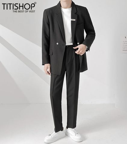 Áo Blazer nam Titishop CHH07 Luxury ( Đặt 5-7 Ngày )