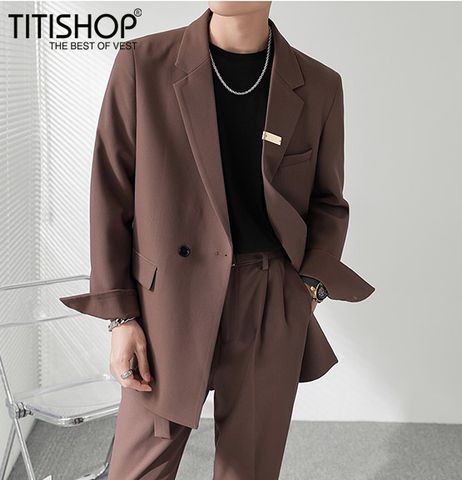 Áo Blazer nam Titishop CHH08 Luxury ( Đặt 5-7 Ngày )