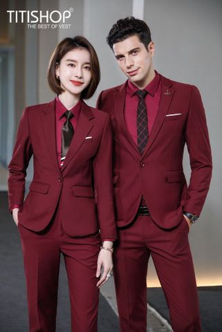 Áo Vest Nữ Titishop BCC26 Màu Đỏ Luxury