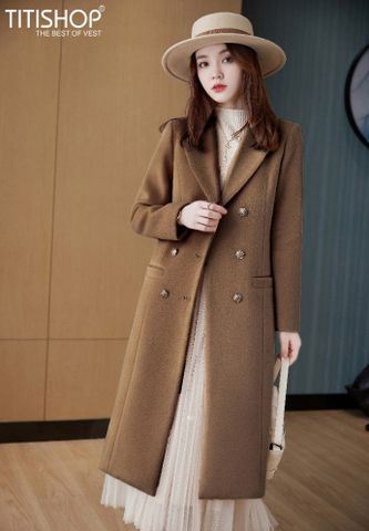 Măng Tô Nữ Titishop MTN48 Vải Cashmere ( Đặt 6-8 Ngày )