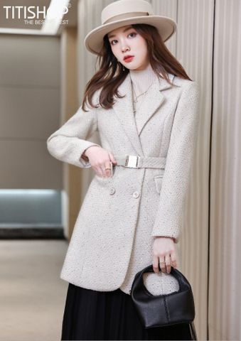 Măng Tô Nữ Titishop MTN59 Vải Cashmere ( Đặt 6-8 Ngày )