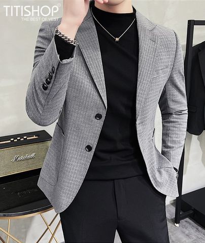 Áo Blazer Nam Titishop VN600 (M-4XL)