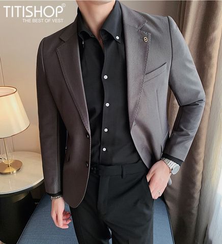 Áo Blazer Nam Titishop VN598 (M-4XL)