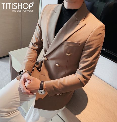 Áo Blazer Nam Titishop VN594 (M-4XL)