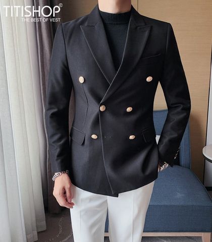 Áo Blazer Nam Titishop VN595 (M-4XL)