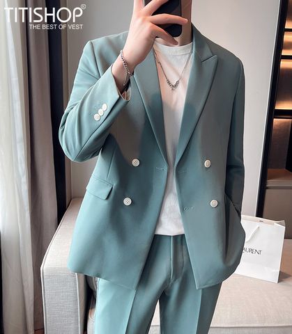 Áo Blazer nam Titishop BLB12 Luxury