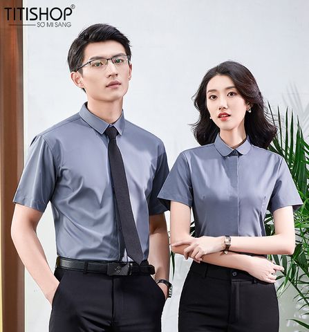 Đồng Phục Sơ Mi Titishop SMC113 ( Bamboo ) Free Thêu Logo