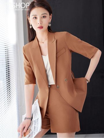 Áo Blazer Nữ Mix Quần Short ( Đặt 7 Ngày )