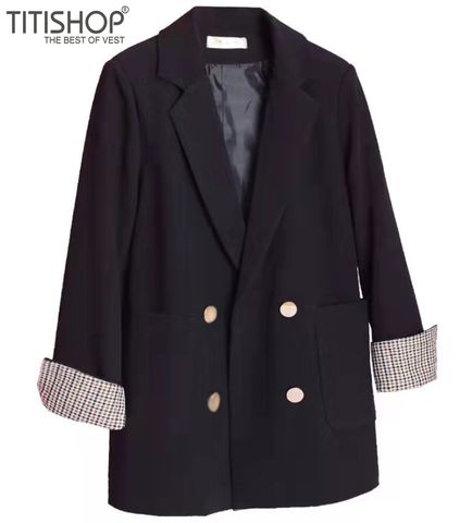 Áo Blazer Nữ Titishop BNN489 Đen