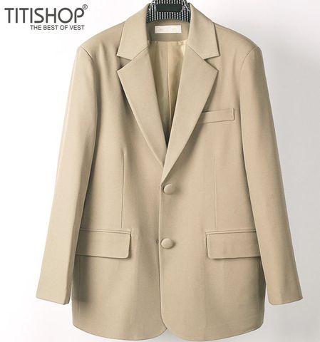 Áo Blazer Nữ Titishop BNN492 Kem